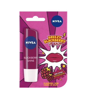 Nivea Lip Balm Limited Edition Breezy Blackberry