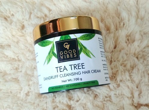Good Vibes Tea Tree Dandruff Cleansing Hair Cream