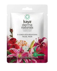 Kaya 5-Flower Insta-Brightening Facial Sheet Mask