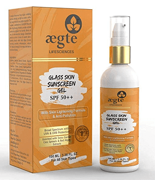 Aegte Glass Skin Sunscreen Gel