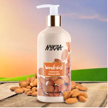 Nykaa Wanderlust Californian Almond Milk Body Lotion Review