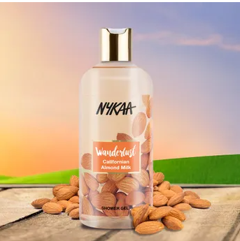 Nykaa Wanderlust Californian Almond Milk Shower Gel Review