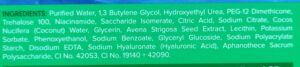 Ingredients Of Aqualogica Hydrate Face Serum